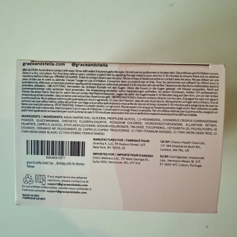 15 Grace & Stella Restoring Dark Circles Puffiness Eye Masks - Picture 5 of 6